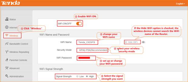 Wifi Settings Tenda All For Better Networking